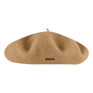 KANGOL ANGLOBASQUE BERET-CAMEL