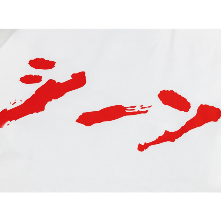 SCENE BY ICE FIRE ANIME B_LONG TEE-WHITE RED