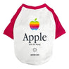 2ND CLOSET " APPLE " PRINTED PETS CREW-WHITE