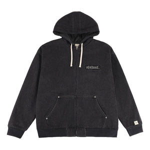 A[S]USL EMB. DENIM ACTIVE JACKET-INDIGO BLACK