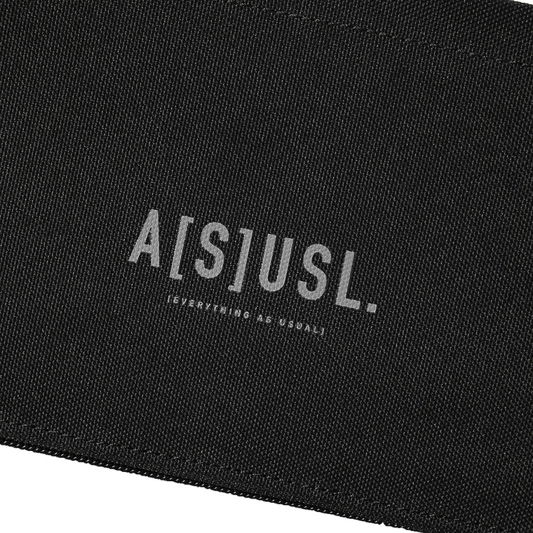 A[S]USL ASUSL LOGO PASSPORT POUCH-BLACK
