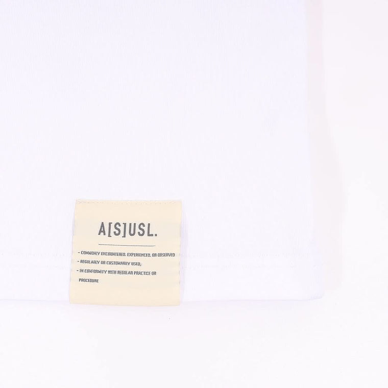 A[S]USL LOGO TEE-WHITE