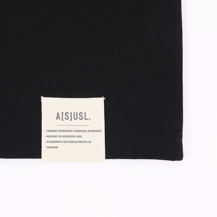 A[S]USL LOGO TEE-BLACK