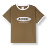 A[S]USL WOMEN'S VINTAGE RINGER TEE-SAND