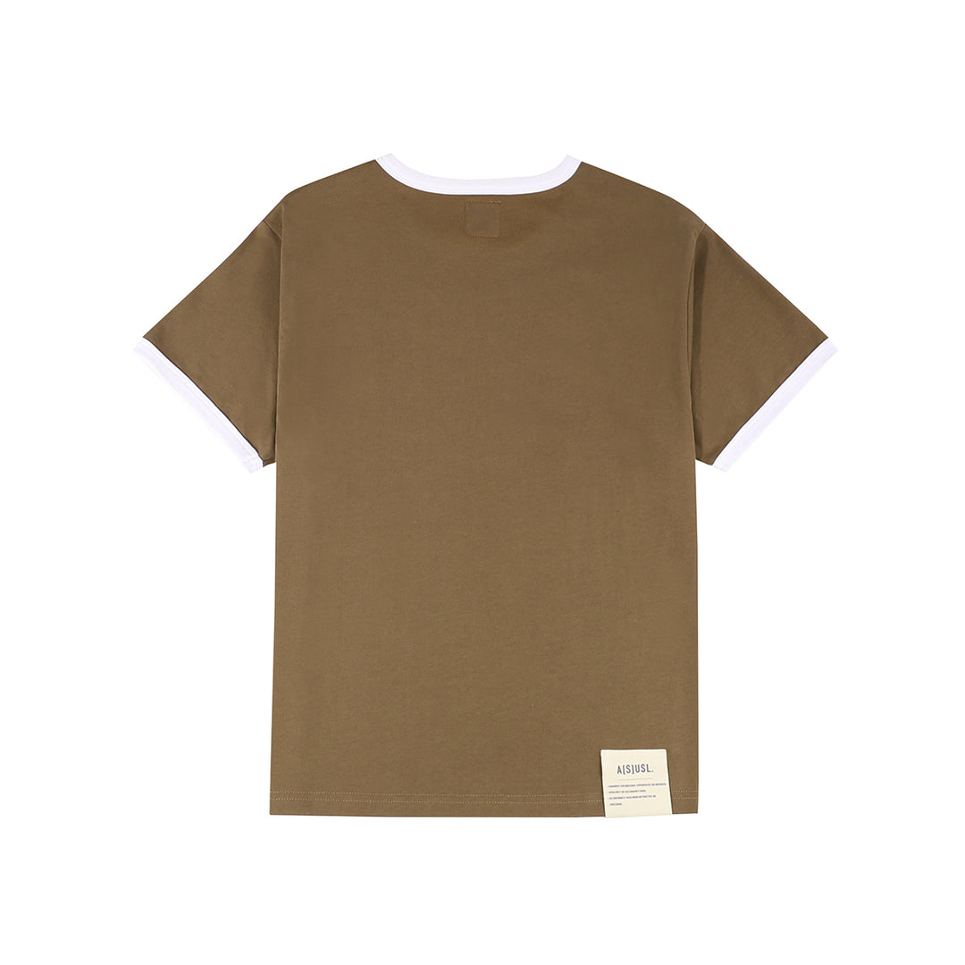 A[S]USL WOMEN'S VINTAGE RINGER TEE-SAND