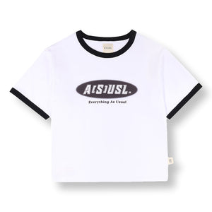 A[S]USL WOMEN'S VINTAGE RINGER TEE-WHITE