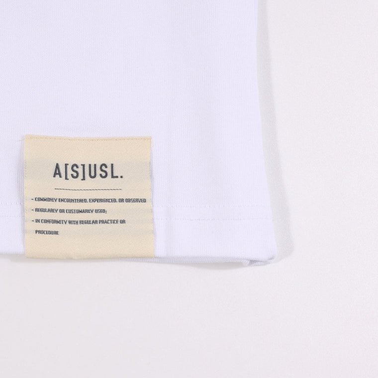 A[S]USL WOMEN'S VINTAGE RINGER TEE-WHITE