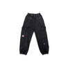 2ND CLOSET LOVERS WASHED CARGO SWEATPANTS-BLACK