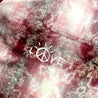 2ND CLOSET LOVE PEACE SMILEY PRINTED FLANNEL SHIRT-PINK