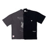 2ND CLOSET PEACE PIGEON REWORKED POLO SHIRT-BLACK