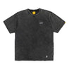 #FR2 ACID WASH EMBROIDERY PAISLEY T-SHIRT-BLACK