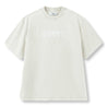 ESPRIT ACID WASH LOGO T-SHIRT（UNISEX）-OFF WHITE