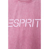 ESPRIT ACID WASH LOGO T-SHIRT（UNISEX）-PINK