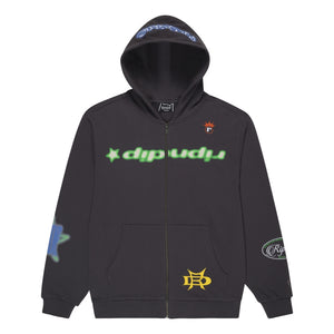RIPNDIP ALLURE ZIP HOODIE-BLACK