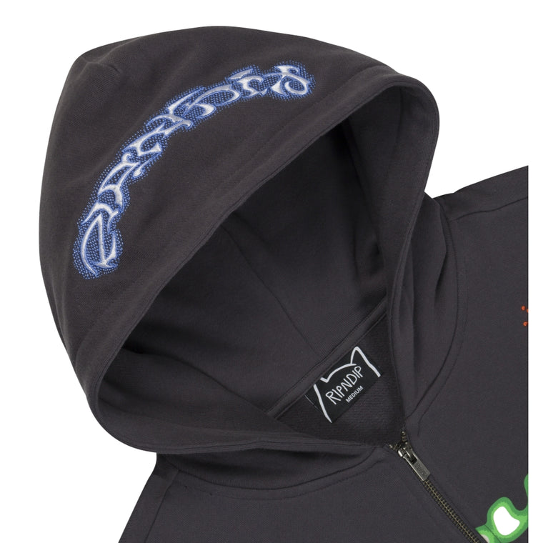 RIPNDIP ALLURE ZIP HOODIE-BLACK