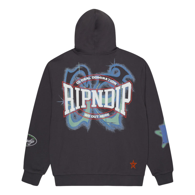 RIPNDIP ALLURE ZIP HOODIE-BLACK