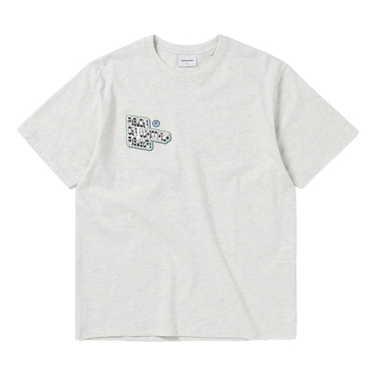THIS IS NEVER THAT ALPHABET TEE-OATMEAL