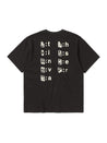 THIS IS NEVER THAT ALPHABET TEE-BLACK
