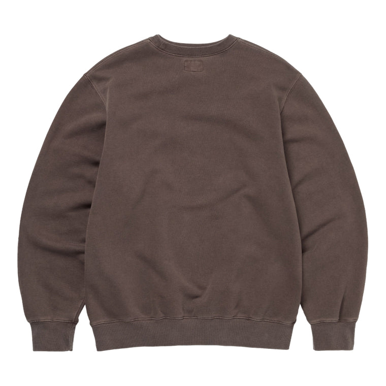 THIS IS NEVER THAT ARCH-LOGO CREWNECK-DARK CHOCOLATE