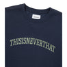 THIS IS NEVER THAT ARCH-LOGO CREWNECK-NAVY