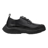 HIDDEN WHITE ASHER LEATHER OXFORD SHOES-BLACK