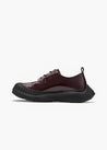 HIDDEN WHITE ASHER LEATHER OXFORD SHOES-BURGUNDY
