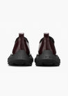HIDDEN WHITE ASHER LEATHER OXFORD SHOES-BURGUNDY