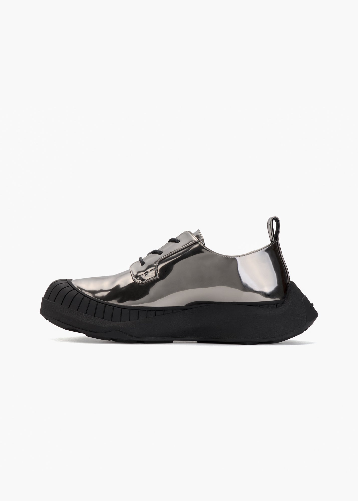 HIDDEN WHITE ASHER LEATHER OXFORD SHOES-GUNMETAL
