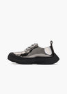 HIDDEN WHITE ASHER LEATHER OXFORD SHOES-GUNMETAL