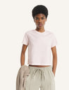 MAISON KITSUNE WOMEN'S BABY FOX BABY TEE-SHIRT-MAUVE
