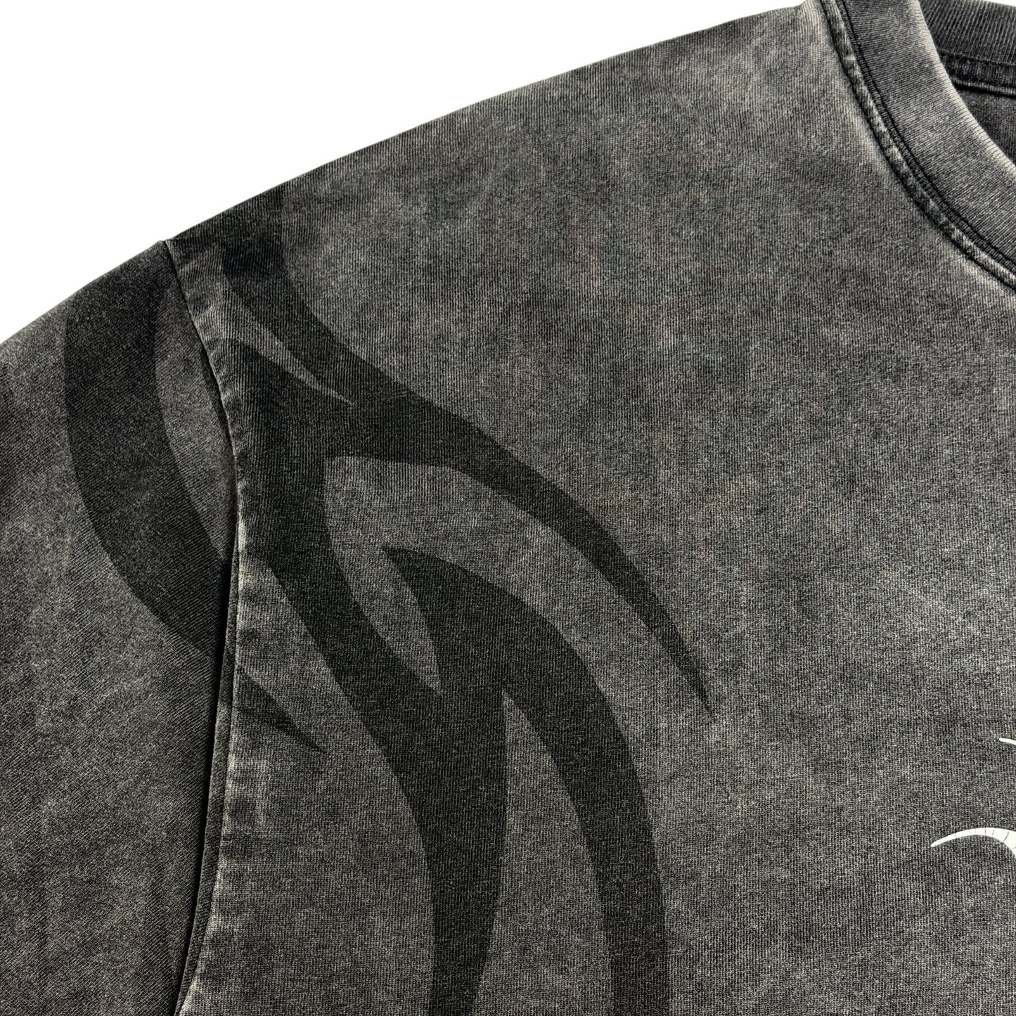 2ND CLOSET "BACK TO HELL" GOKU WASHED LS T-SHIRT-BLACK