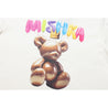 MISHKA W BALLOON BEAR PRINT T-SHIRT-CREAM