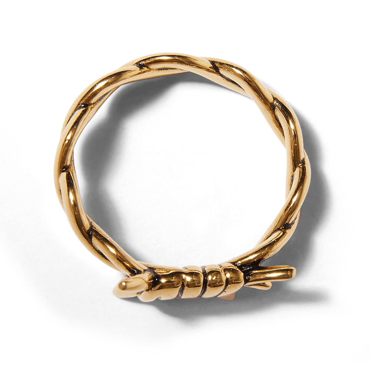 HUF BARBED WIRE RING-GOLD