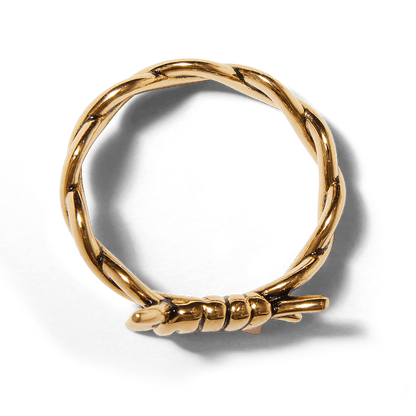HUF BARBED WIRE RING-GOLD