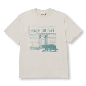 HONOR THE GIFT BARBERSHOP T-SHIRT-BONE