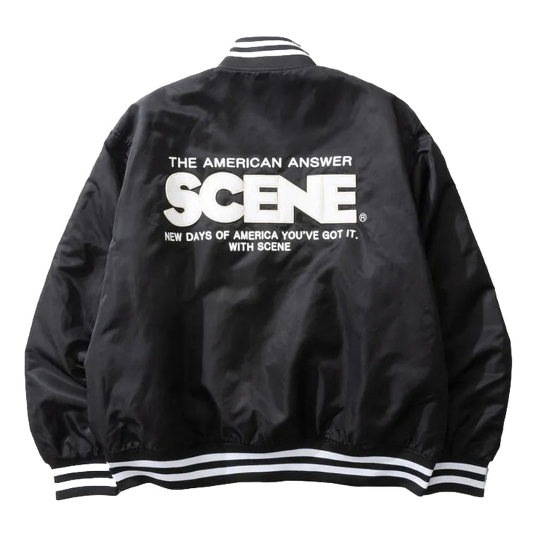 SCENE BY ICE FIRE BASEBALL JACKET_CLASSIC-BLACK