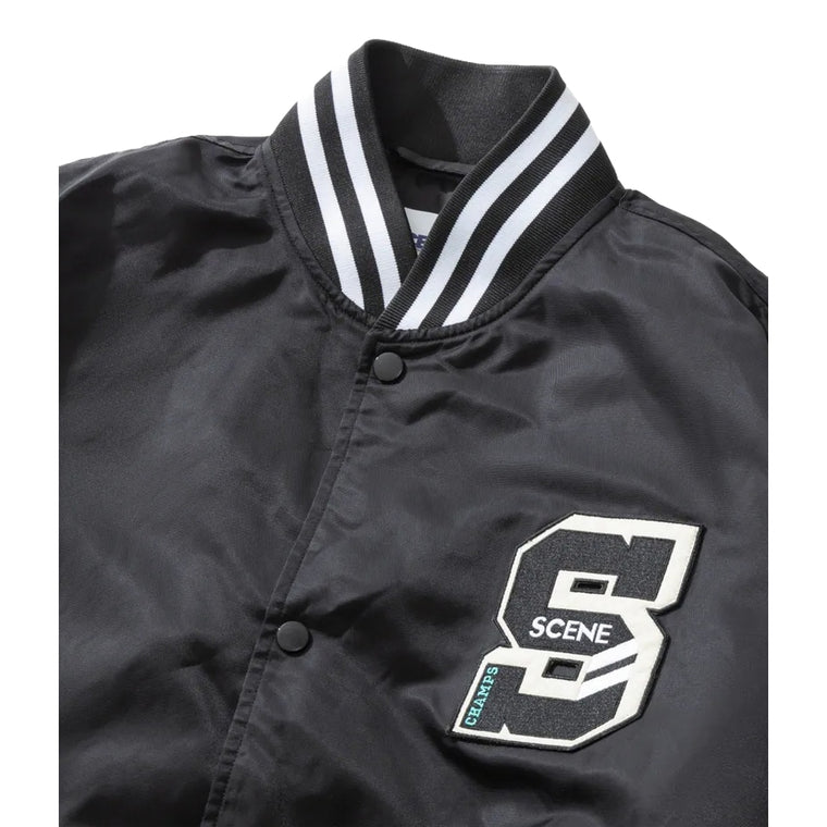 SCENE BY ICE FIRE BASEBALL JACKET_CLASSIC-BLACK