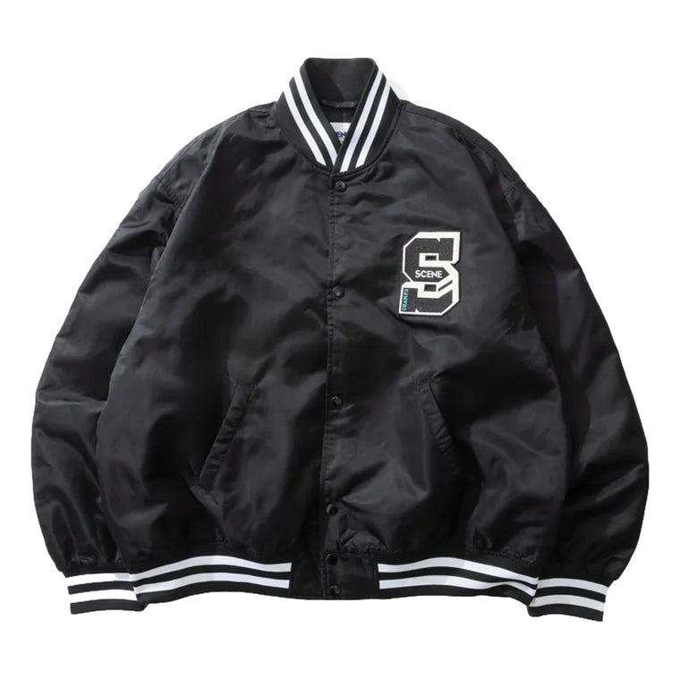 SCENE BY ICE FIRE BASEBALL JACKET_CLASSIC-BLACK
