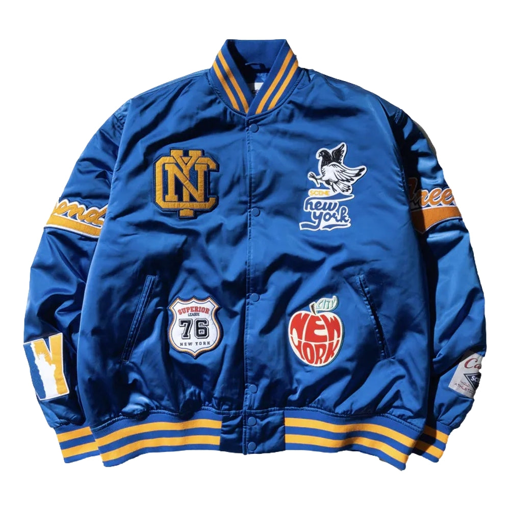 SCENE BY ICE FIRE BASEBALL JACKET _NY-NVAY BLUE