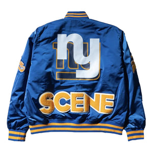 SCENE BY ICE FIRE BASEBALL JACKET _NY-NVAY BLUE