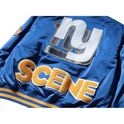 SCENE BY ICE FIRE BASEBALL JACKET _NY-NVAY BLUE