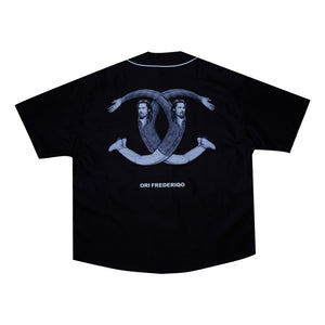 ORI FREDERIQO BASEBALL SHIRT-BLACK