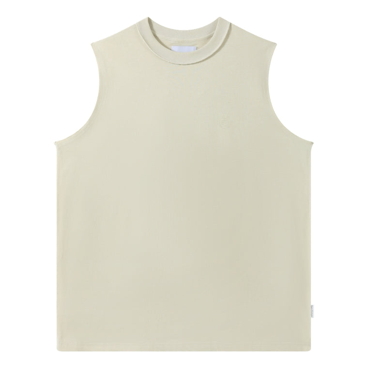 OPEN DIALOGUE BASIC VEST-CREAM
