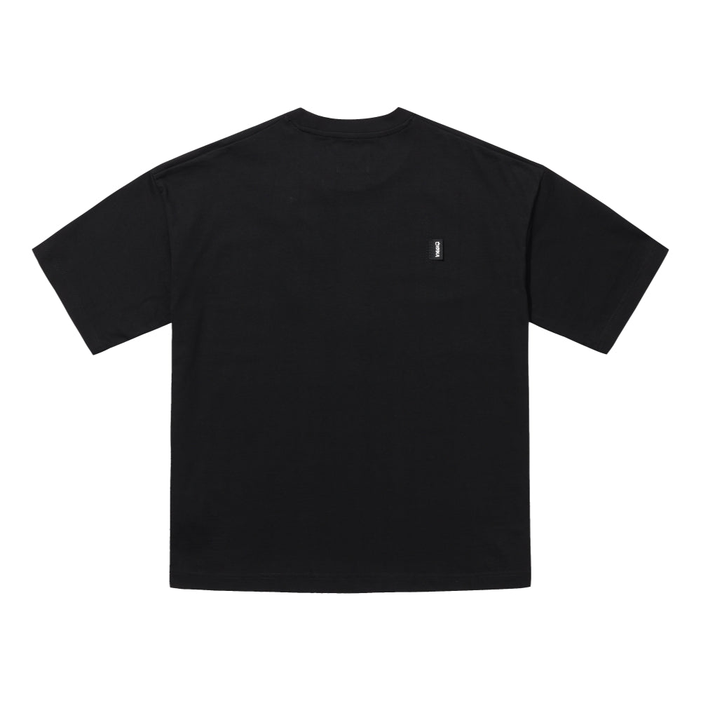 MISHKA W BEAR PRINTED T-SHIRT-BLACK