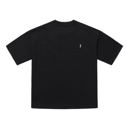 MISHKA W BEAR PRINTED T-SHIRT-BLACK