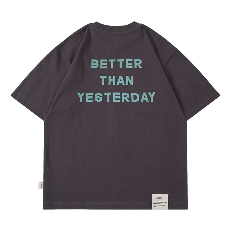A[S]USL “BETTER THAN” TEE-CHARCOAL