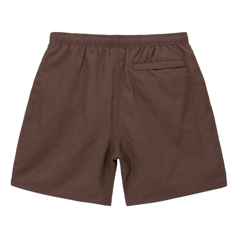 CONSIGNMENT- STUSSY BIG BASIC WATER SHORT-COFFEE