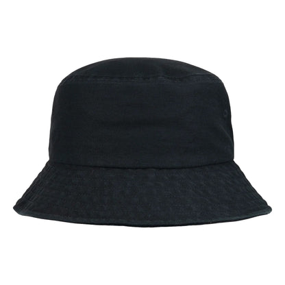 STUSSY BIG STOCK BUCKET HAT-BLACK