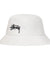 STUSSY BIG STOCK BUCKET HAT-WHITE