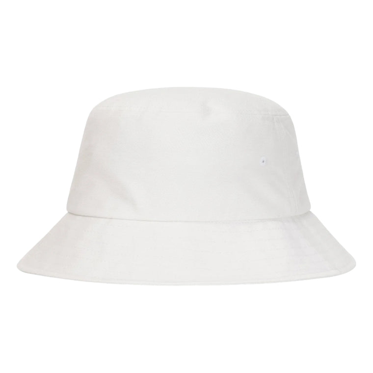 CONSIGNMENT- STUSSY BIG STOCK BUCKET HAT-WHITE